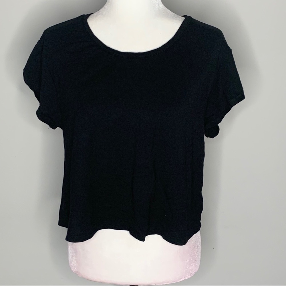 Black flowy shirt